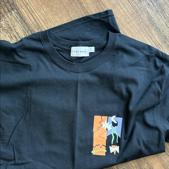 Topman Black Tee with ‘The Bridge’ Graphic - Picture 3 of 4